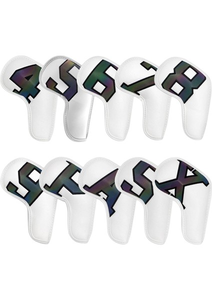 10 Golf Headcovers B Için Açık Taşınabilir Pu (Yurt Dışından) fiyatları