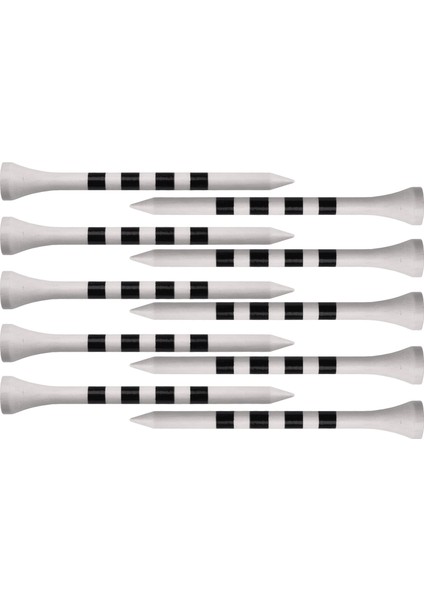 100 Paket Bambu Golf Topluğu Çeği Dayanıklı Yüksek 70MM (Yurt Dışından)