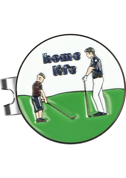 Golf Top Işaretçisi Şapka Klipsleri Çıkarılabilir 25MM Işaretleyici 2 Kişi Desen (Yurt Dışından) fırsatları