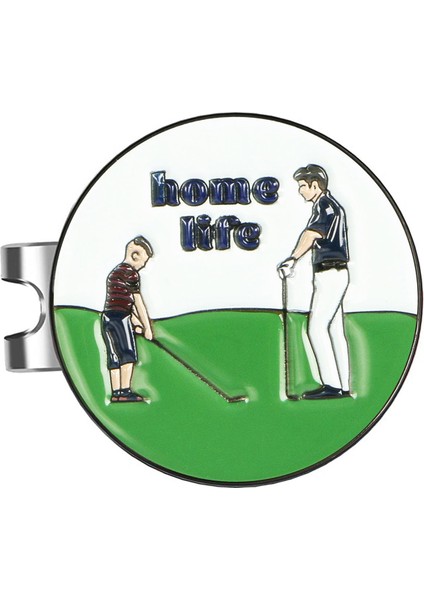 Golf Top Işaretçisi Şapka Klipsleri Çıkarılabilir 25MM Işaretleyici 2 Kişi Desen (Yurt Dışından) indirimleri