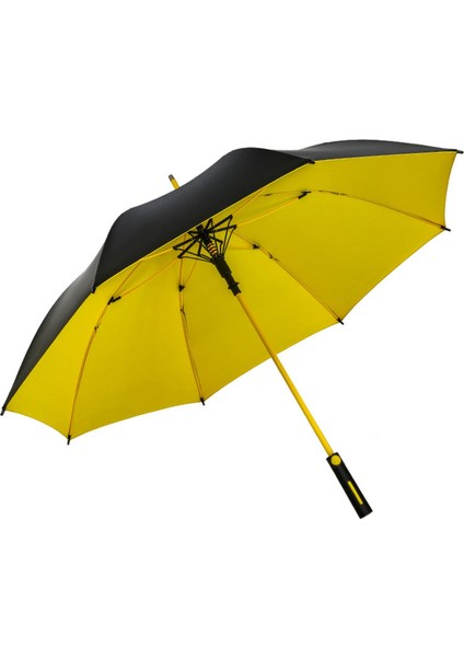 Uzun Saplı Şemsiye Düz Şemsiye Su Geçirmez Sarı (Yurt Dışından) fiyatları