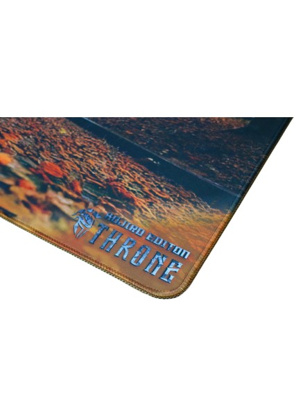 Kojiro 90X40CM 4mm Mikrofiber Yüzey / Kauçuk Kaymaz Zemin Dikişli Xxl Premium Mousepad