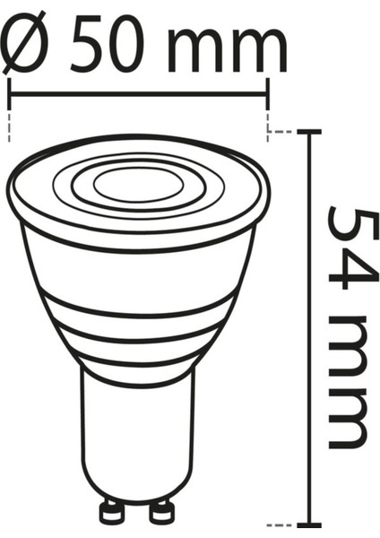5W GU10 6500K Beyaz Işık LED Ampul YL91-0501 modelleri