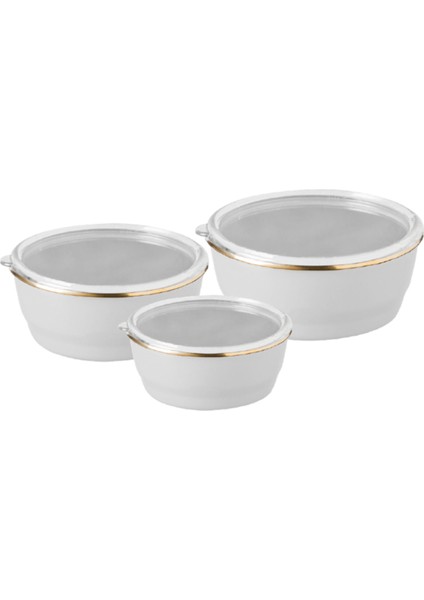 Warm Emaye 3'lü Saklama Kabı