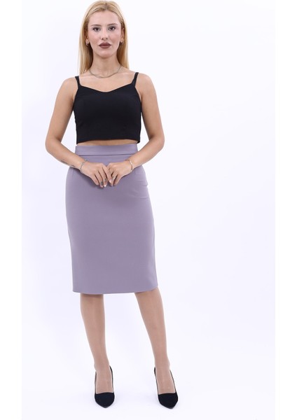 Düz Dar Etek-Antrasit indirimleri