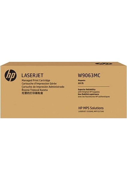 Hp W9063MC Kırmızı Orjinal Toner