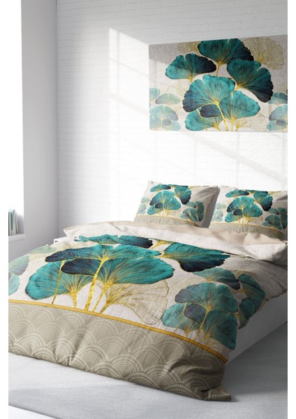 Luxury Leaves Linens Çift Kişilik Pamuk Saten Nevresim Takımı modelleri