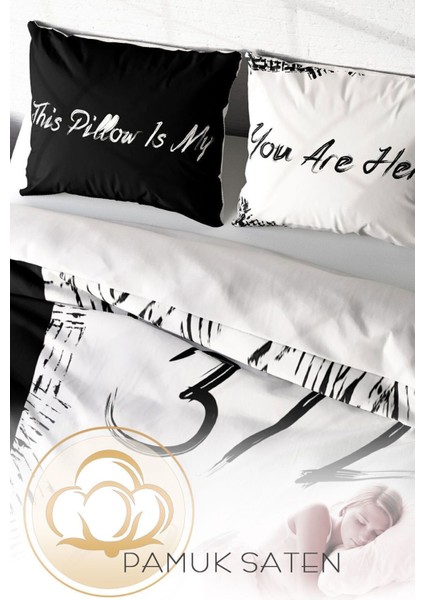 Çift Kişilik Lastikli Çarşaflı Pamuk Saten My Bed Nevresim Takımı fırsatları