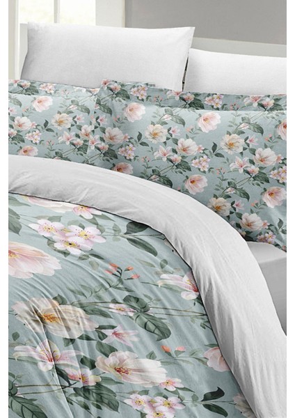 Çift Kişilik Sık Dokuma Pamuk Saten 3D Özel Tasarım Spring Fresh Luxury Nevresim Takımı indirimleri