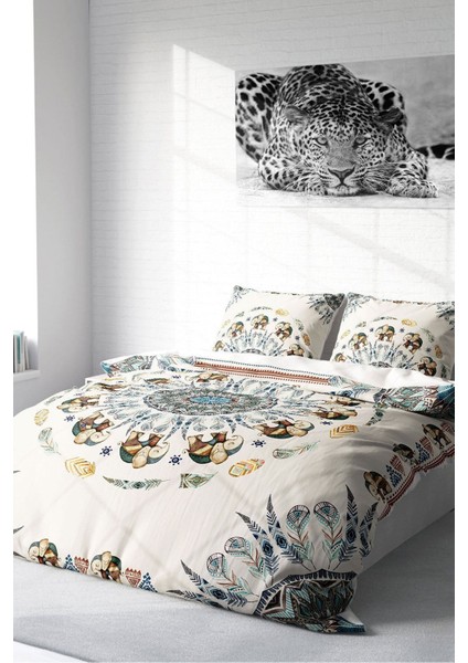 Çift Kişilik Sık Dokuma Pamuk Saten 3D Özel Tasarım Elephant Mantra Nevresim Takımı fiyatları