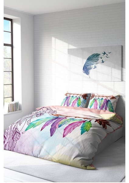 Çift Kişilik Sık Dokuma Pamuk Saten 3D Özel Tasarım Sleep Nevresim Takımı fiyatları