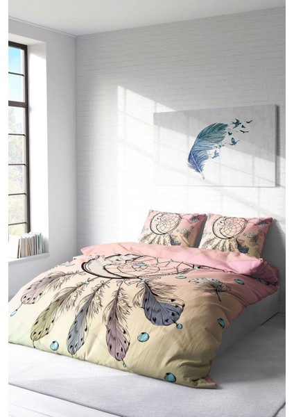 Çift Kişilik Sık Dokuma Pamuk Saten 3D Özel Tasarım Sleep Trap Modern Nevresim Takımı fiyatları