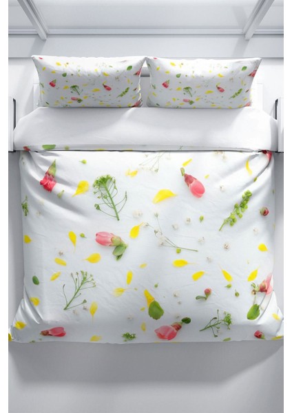 Garden 3D Pamuk Saten Çift Kişilik Nevresim Seti Nevresim Takımı modelleri