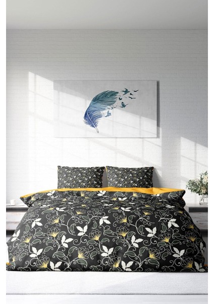 Çift Kişilik Sık Dokuma Pamuk Saten 3D Özel Tasarım Serenity Naturel Nevresim Takımı modelleri