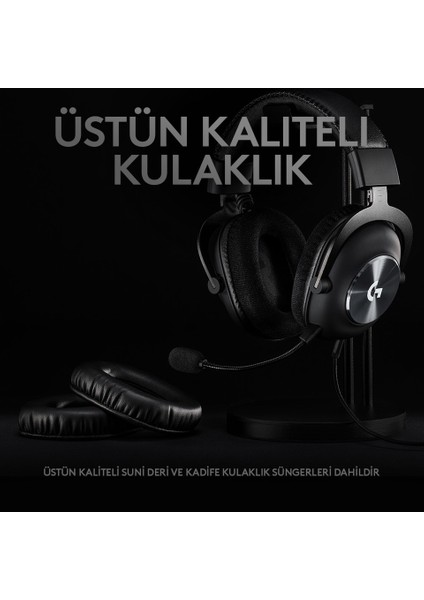 Logitech G Pro x 7.1 Surround Ses Oyuncu Kulaklığı - Siyah (Kutusuz Teşhir) modelleri
