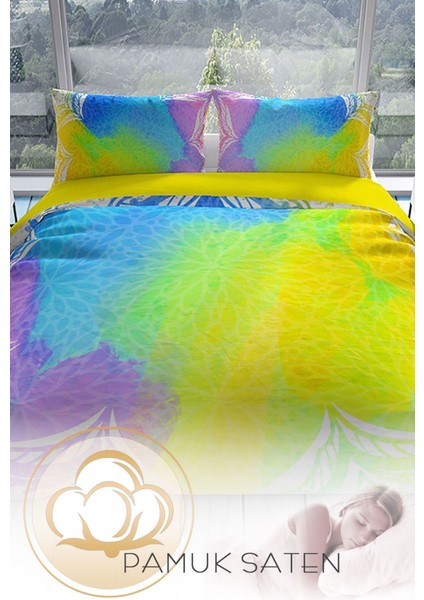 Energy 3D Pamuk Saten Çift Kişilik Nevresim Seti Nevresim Takımı fırsatları