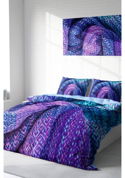 Çift Kişilik Sık Dokuma Pamuk Saten 3D Özel Tasarım Örgü3 Nevresim Takımı fiyatları