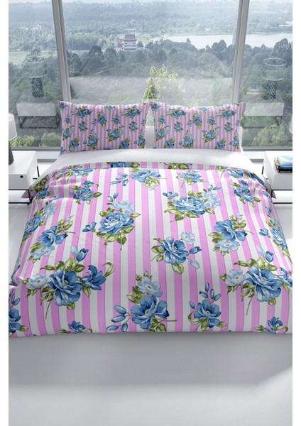 Blueline 3D Pamuk Saten Çift Kişilik Nevresim Seti Nevresim Takımı fiyatları