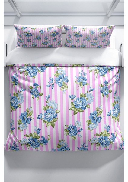 Blueline 3D Pamuk Saten Çift Kişilik Nevresim Seti Nevresim Takımı modelleri