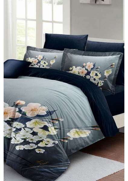 Çift Kişilik Sık Dokuma Pamuk Saten 3D Özel Tasarım Çiçekli Orkide Nevresim Takımı fiyatları