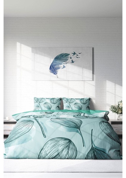 Çift Kişilik Sık Dokuma Pamuk Saten 3D Özel Tasarım Baloni Nevresim Takımı modelleri