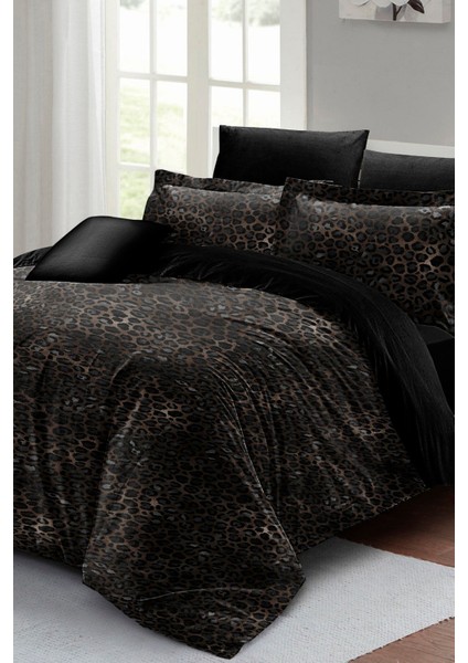 Çift Kişilik Sık Dokuma Pamuk Saten 3D Özel Tasarım Leopar Print Nevresim Takımı fiyatları