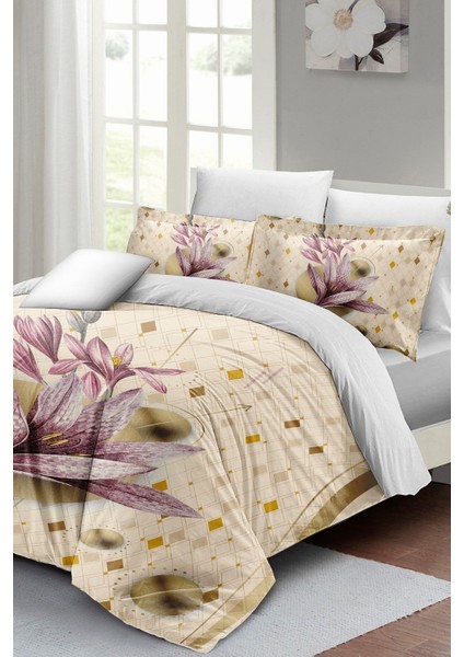 Çift Kişilik Özel Dokuma Pamuk Saten Lily Nevresim Takımı fiyatları