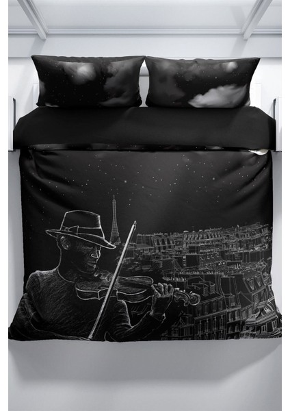 City 3D Pamuk Saten Çift Kişilik Nevresim Seti Nevresim Takımı fiyatları