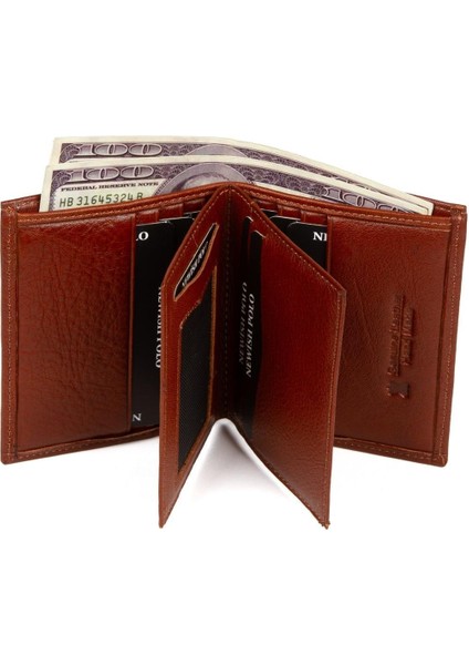 Erkek Hakiki Deri Cüzdan ve Kartlık - newpolo007 - Taba fırsatları
