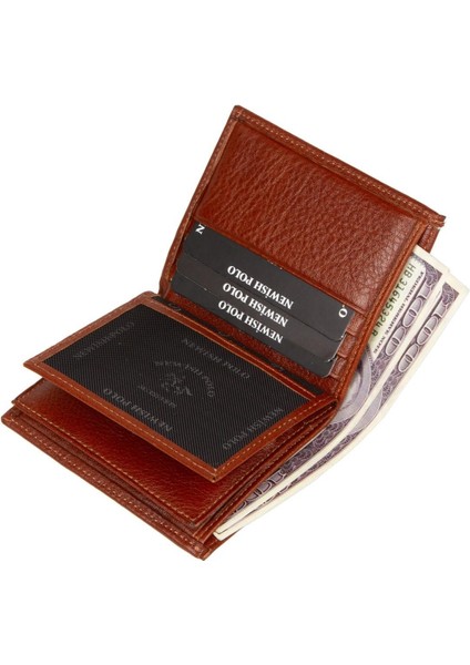 Erkek Hakiki Deri Cüzdan ve Kartlık - newpolo007 - Taba indirimleri