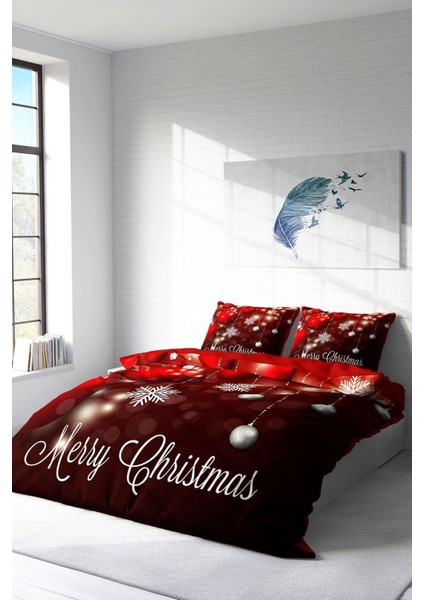 Doğal Pamuk Çift Kişilik 3D Digital Ny Flake Nevresim Takımı fiyatları