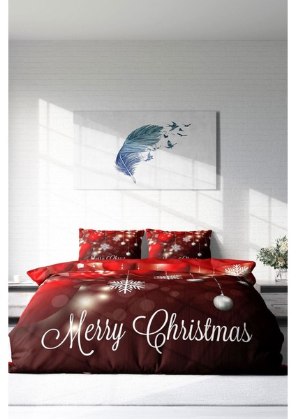 Doğal Pamuk Çift Kişilik 3D Digital Ny Flake Nevresim Takımı modelleri