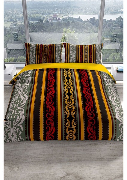 Baroque 3D Pamuk Saten Çift Kişilik Nevresim Seti Nevresim Takımı fiyatları