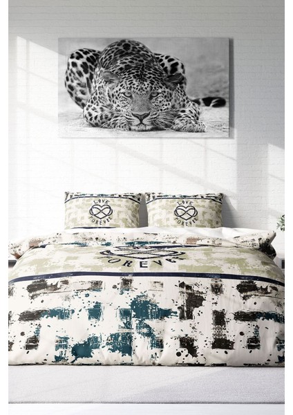 Doğal Pamuk Çift Kişilik 3D Digital Love Forever Nevresim Takımı modelleri