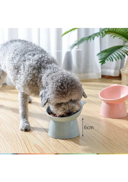 Eğimli Mama ve Su Kabı Boyun Koruyucu Kedi Köpek Mama Kabı Evcil Hayvan Mama Kasesi Mama Kabı fiyatları