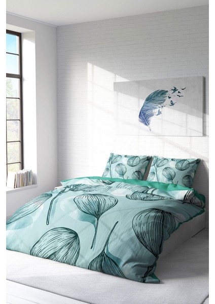 Doğal Pamuk Çift Kişilik 3D Digital Baloni Nevresim Takımı fiyatları