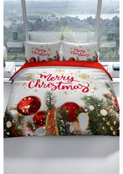 Ny Noel 3D Pamuk Saten Çift Kişilik Nevresim Seti Nevresim Takımı fiyatları