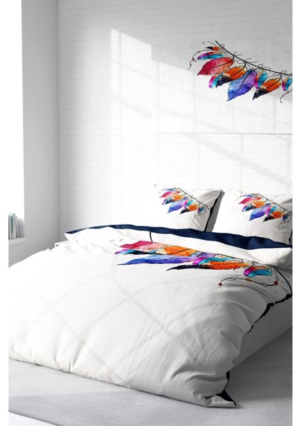 Doğal Pamuk Çift Kişilik 3D Digital Tüy Nevresim Takımı fiyatları