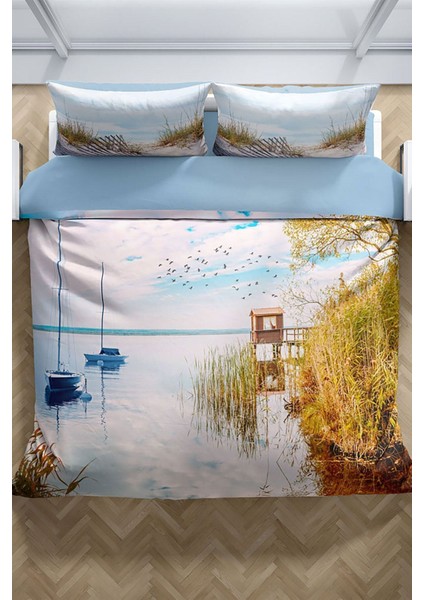 Reeds 3D Pamuk Saten Çift Kişilik Nevresim Seti Nevresim Takımı modelleri