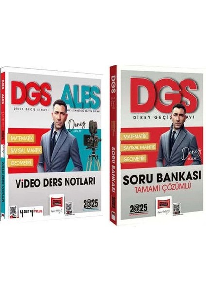 2025 Dgs Matematik Sayısal Mantık Video Ders Notl / Soru Bankası 2 Li Set