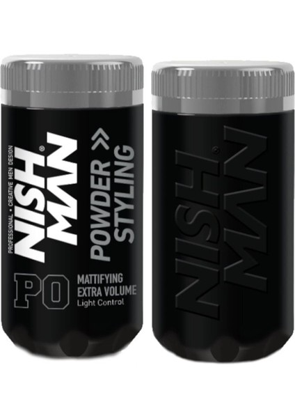 P0 Ultra Hacim ve Mat Efekt Verici Sert Pudra Wax Saç Şekillendirici - 20 gr