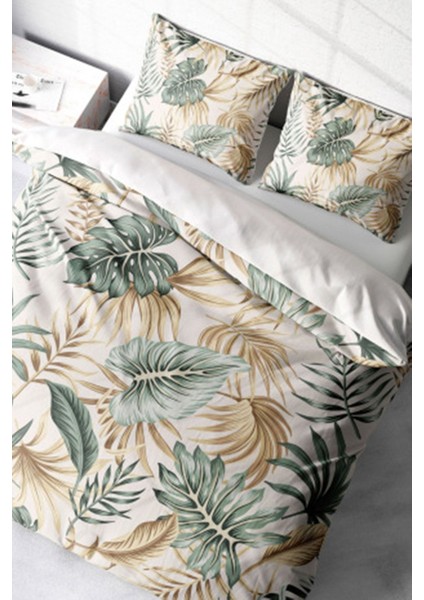 Pamuklu Çift Kişilik Natura Botanik Nevresim Takımı modelleri