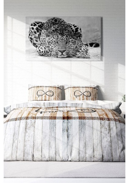 Çift Kişilik Sık Dokuma Pamuk Saten 3D Özel Tasarım Sonsuza Dek Nevresim Takımı modelleri