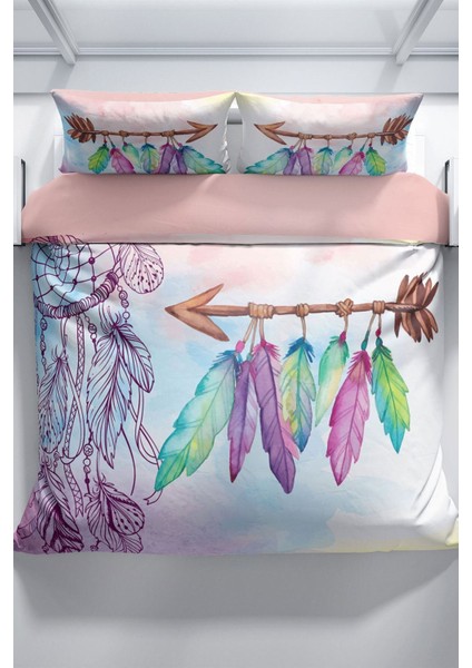 Sleep 3D Pamuk Saten Çift Kişilik Nevresim Takımı modelleri