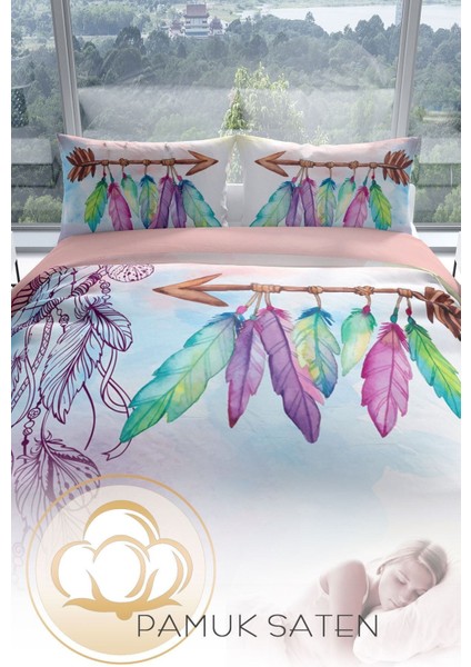 Sleep 3D Pamuk Saten Çift Kişilik Nevresim Takımı fırsatları