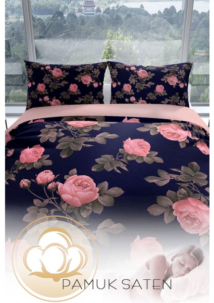 Noble 3D Pamuk Saten Çift Kişilik Nevresim Takımı fırsatları