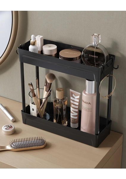 2 Katlı Banyo Düzenleyici Kaydırmaz Tabanlı