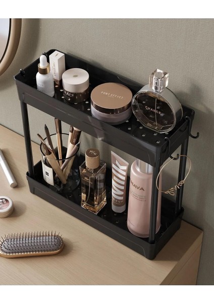 2 Katlı Banyo Düzenleyici Kaydırmaz Tabanlı