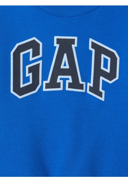 Erkek Bebek Mavi Gap Relaxed Logo Fleece Sweatshirt fiyatları