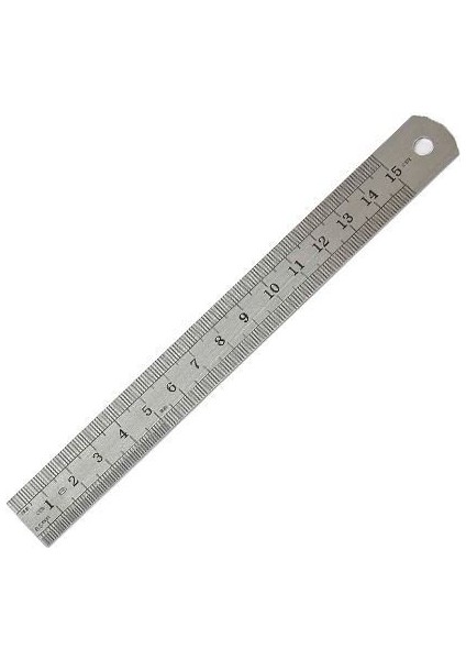 Çift Taraflı Çelik Cetvel 150 x 22 mm